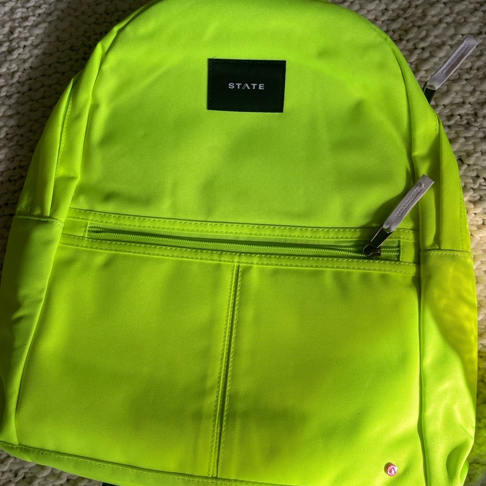 STATE Bright Lime Backpack